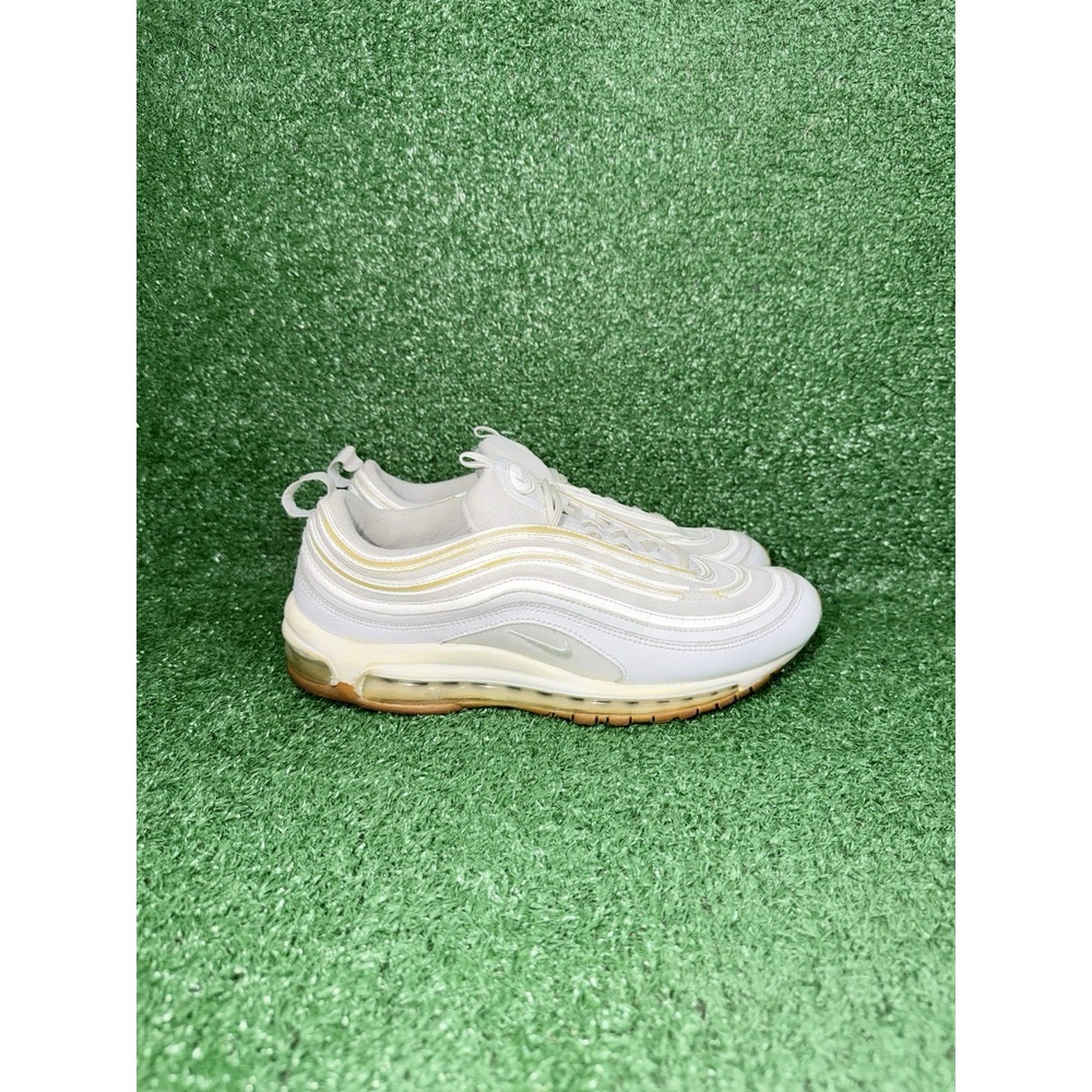 Nike Air Max 97 Womens 11 Mens 9.5 White Running Shoes Comfort Athletic Sneakers
